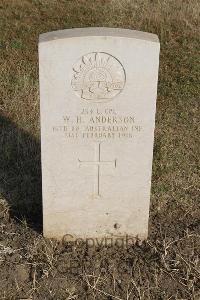 Ismailia War Memorial Cemetery - Anderson, Walter Henry